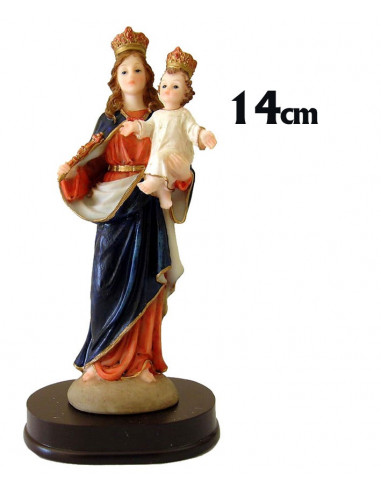 Virgen Maria Auxiliadora Mar 14Cm