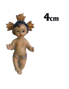 Niño Jesús Res 4Cm Con Aureola