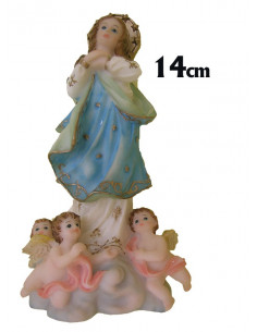 Virgen Purisima Mar 14Cm
