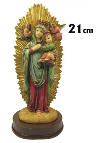 Virgen Carmen Mar 14cm