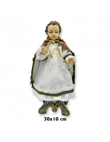 Niño Jesús Vestido Mar 30x10cm Decorado Bendiciendo FIN