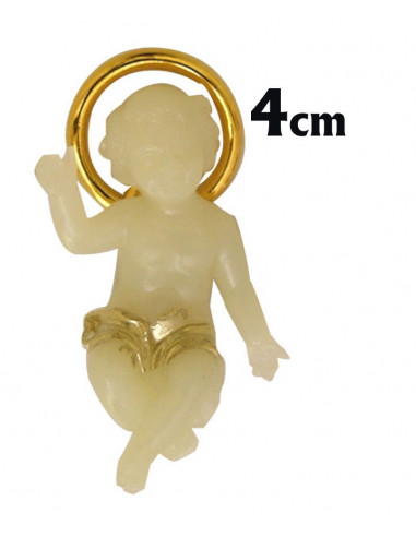 Niño Jesús Plastico 4Cm Fosforo Con...