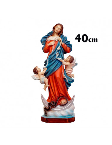 Virgen Desatanudos Res 40Cm Decorada