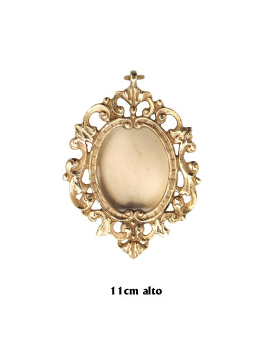 Relicario de Pared Dorado 11cm