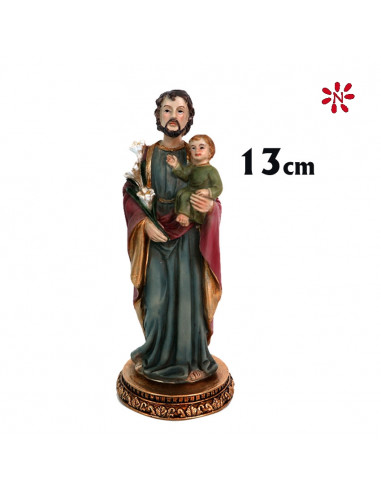 San Jose Res 13Cm Base Redonda Dorada...