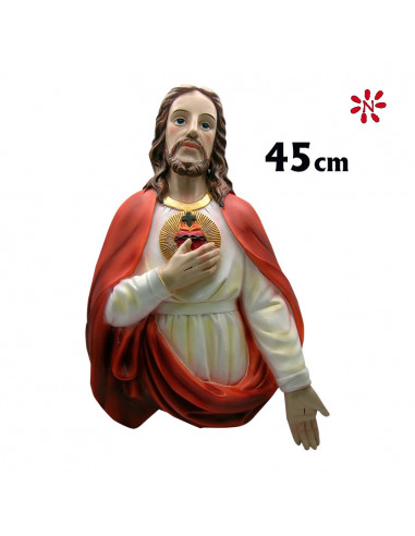 Corazon De Jesús Res 45Cm Para Colgar