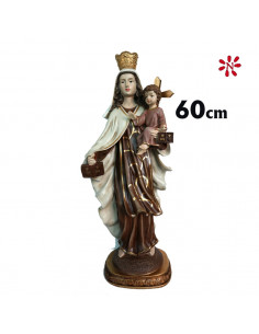 Virgen Carmen Res 60Cm Base...