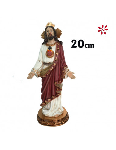 Corazon De Jesús Res 20Cm Base...