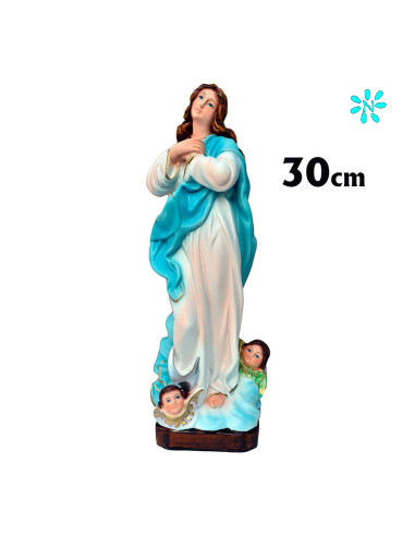 Virgen Milagrosa Res 30Cm Decorada...