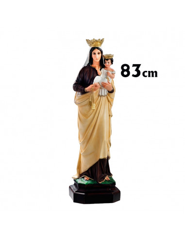 Virgen Carmen Res 83Cm Decorada