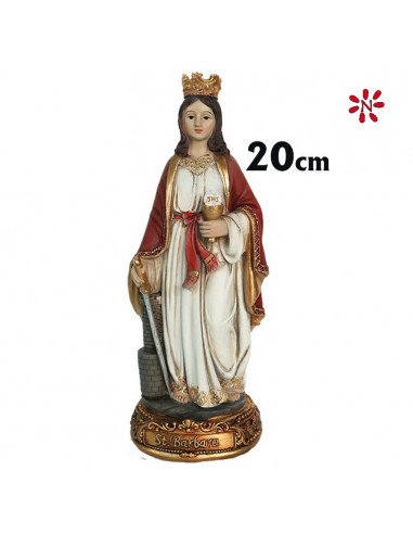 Santa Barbara Res 20cm Base Redonda Dorada P64