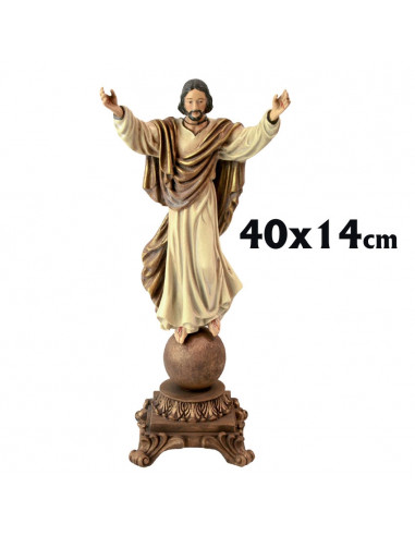Jesus Con La Cruz A Cuestas 35x14cm Decorado