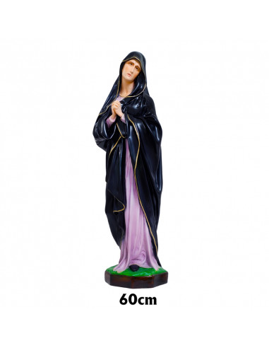 Virgen Dolorosa Manto Negro Res 60Cm...