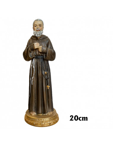 San Padre Pio Res 20Cm Base Redonda...