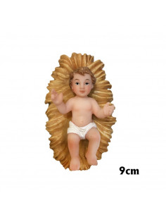 Niño Jesús En Cuna Res 9cm...