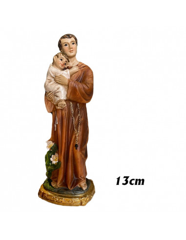 San Expedito Res 20cm Base Redonda Dorada P6