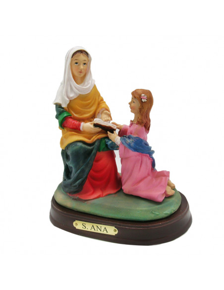 Santa Ana Con La Virgen Niña Leyendo Res 15Cm