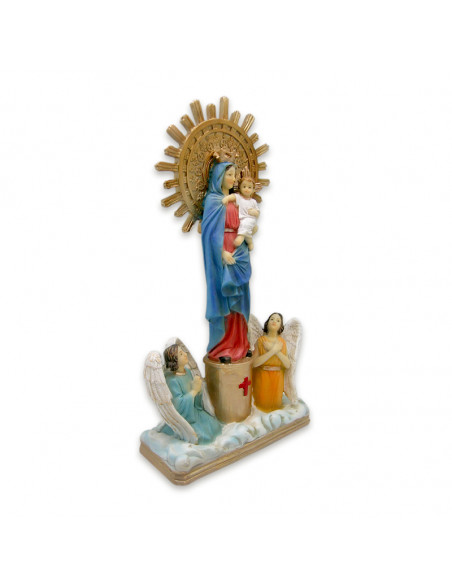Virgen Del Rocio Res 25Cm Base P60 Y P61