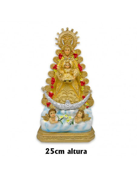 Virgen Del Rocio Res 25Cm Base P60 Y P61