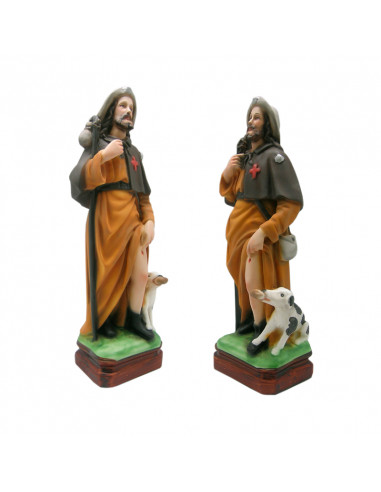 Virgen De Fatima Res 27cm Envejecida Floral Rosa