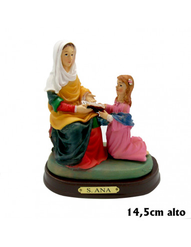 San Jose Durmiente Res 20cm Decorado A Mano