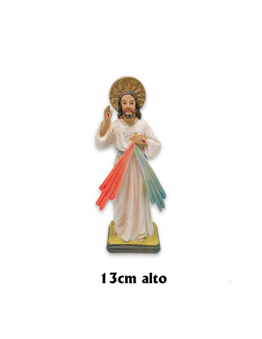Jesus Misericordioso Res 13cm Base P58