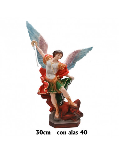 San Miguel Res 30Cm Decorado Alas...