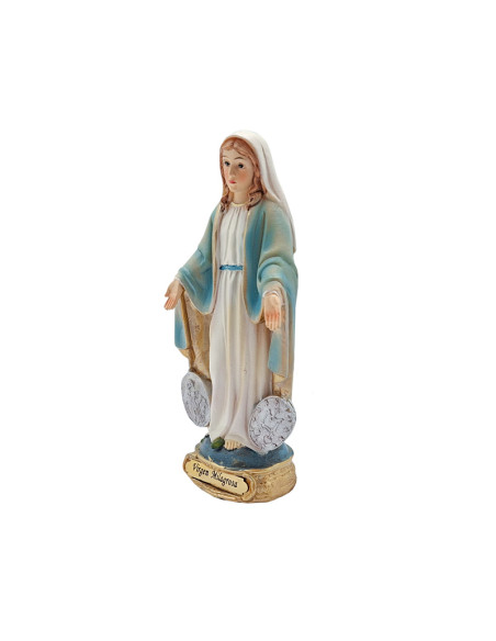 Virgen Milagrosa Res 13Cm Pj14 Base Redonda Dorada Con Nombre