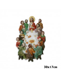 Santa Cena Res 30cm X 17cm...