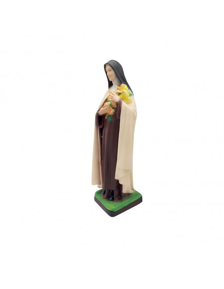Santa Teresa De Lisieux Res 30Cm Decorada Hueca