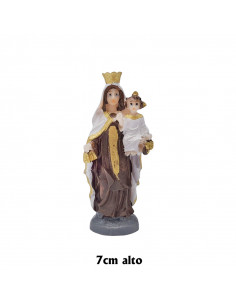 Virgen Carmen Res 8cm