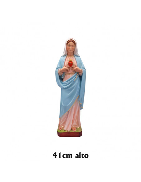 Sagrado Corazon De Maria Res 40cm Decorado