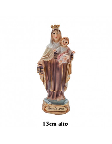 Virgen Carmen res 13cm PJ8 base...