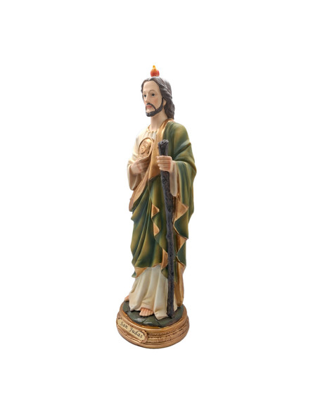 San Judas Res 40Cm Pj12 Base Redonda Dorada Con Nombre