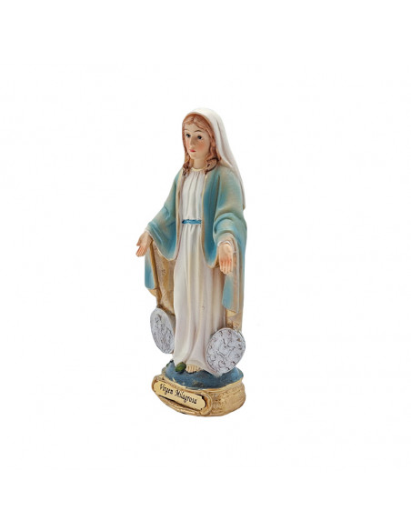 Virgen Milagrosa Res 13Cm Pj14 Base Redonda Dorada Con Nombre