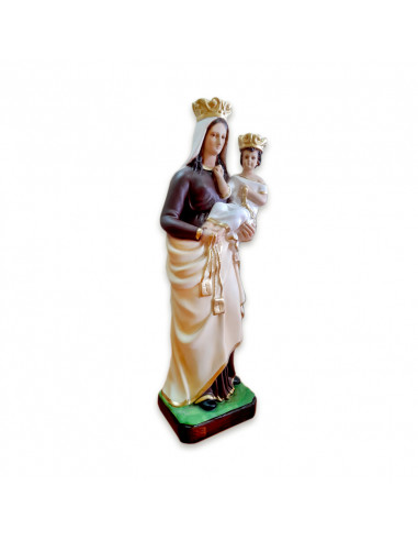 Virgen Carmen Res 60cm Decorada