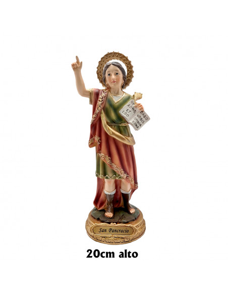 San Pancracio Res 20Cm Pj4-5-6 Base Redonda Dorada Con Nombre