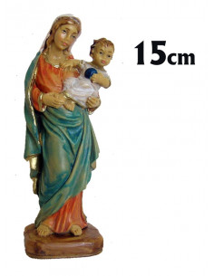 Virgen Con Niño Res 15cm N50