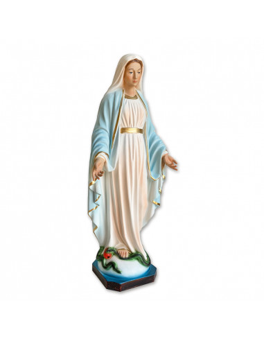 Virgen Fatima Res 58cm Decorada
