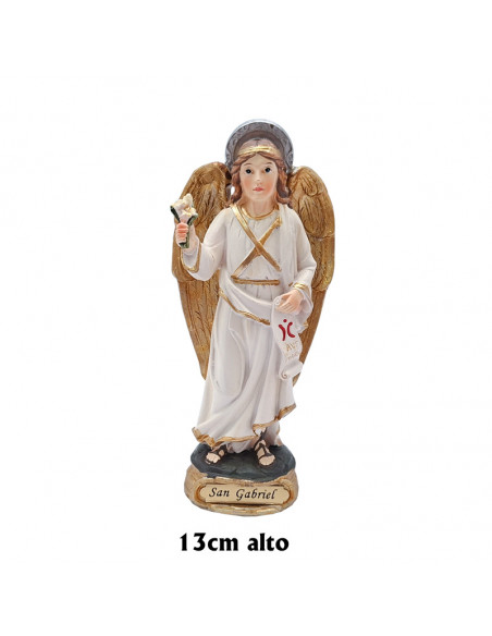 San Miguel Res 20Cm Pj17 Con Escudo Base Redonda Dorada Con Nombre