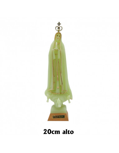 Virgen Fatima 18cm Fosforo
