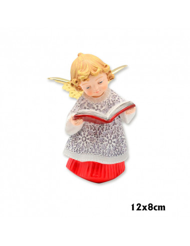 Angel Res Leyendo 12cm Pq Vestido...