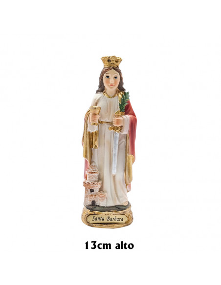 San Miguel Res 13Cm Pj18 Con Escudo Base Redonda Dorada Con Nombre