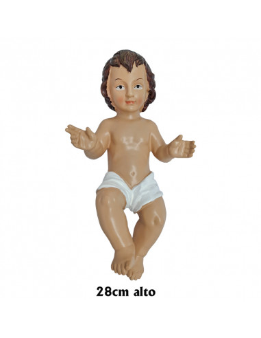 Niño Jesús Res 28Cm Brazos Abiertos Pl03