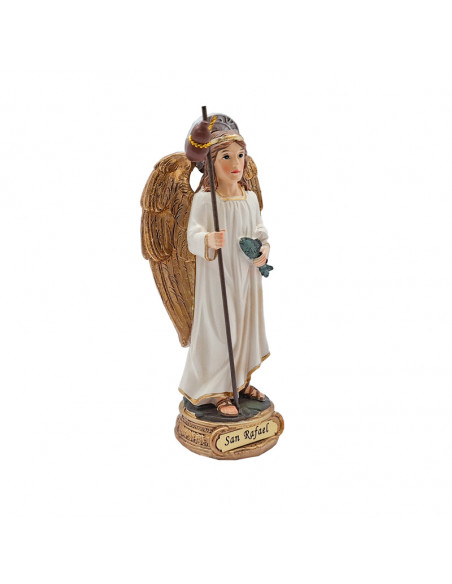 San Rafael Res 13Cm Pj12 Base Redonda Dorada Con Nombre