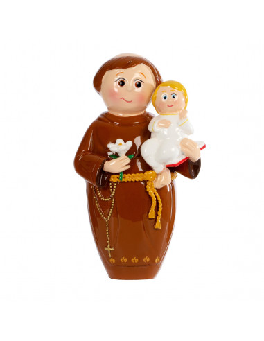 Angel De La Guarda Niño Infantil 9cm Blanco Y Celeste