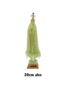 Virgen Fatima 18cm Fosforo