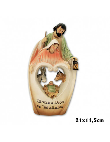 Sagrada Familia Con Texto 21X11. 5Cm...