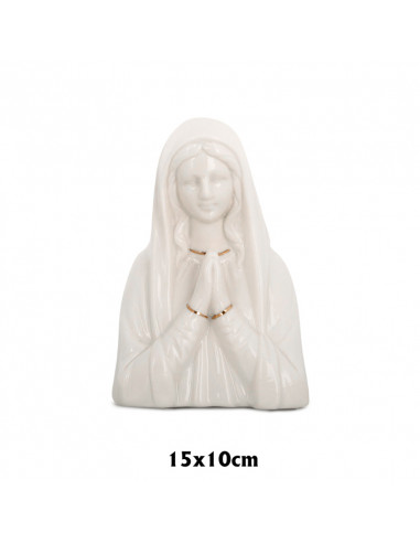 Angel Porcelana Blanca Vestido Rayado...