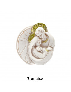 Placa Sagrada Familia 7x8cm...